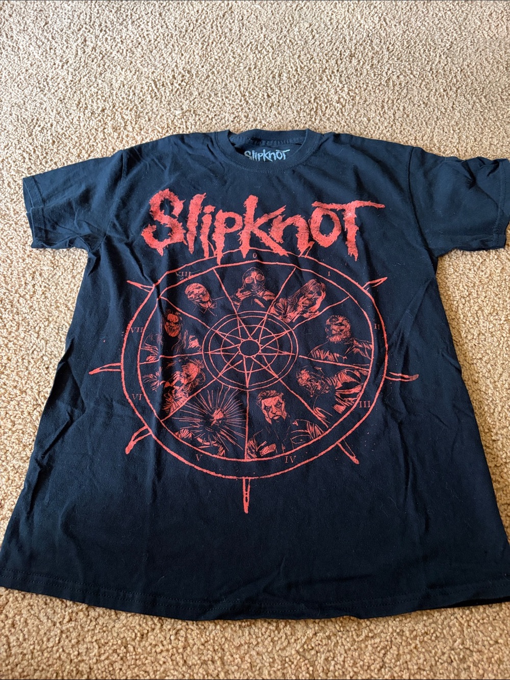 Slipknot Black & Red Logo Graphic Tee - Men